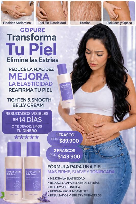Elimina las Estrias y la flacidez abdominal en dias.